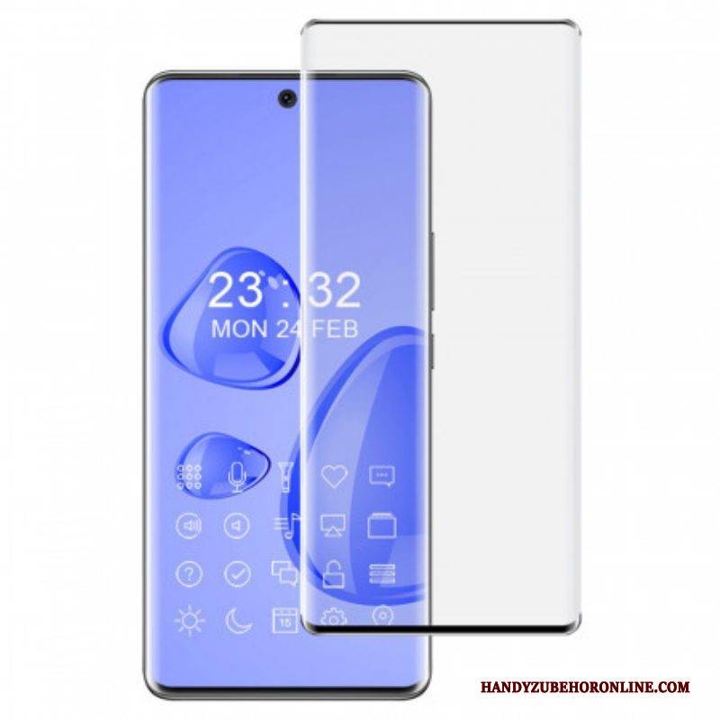 Honor 50 / Huawei Nova 9 Displayschutzfolie Aus Gehärtetem Glas Mit Schwarzem Rand