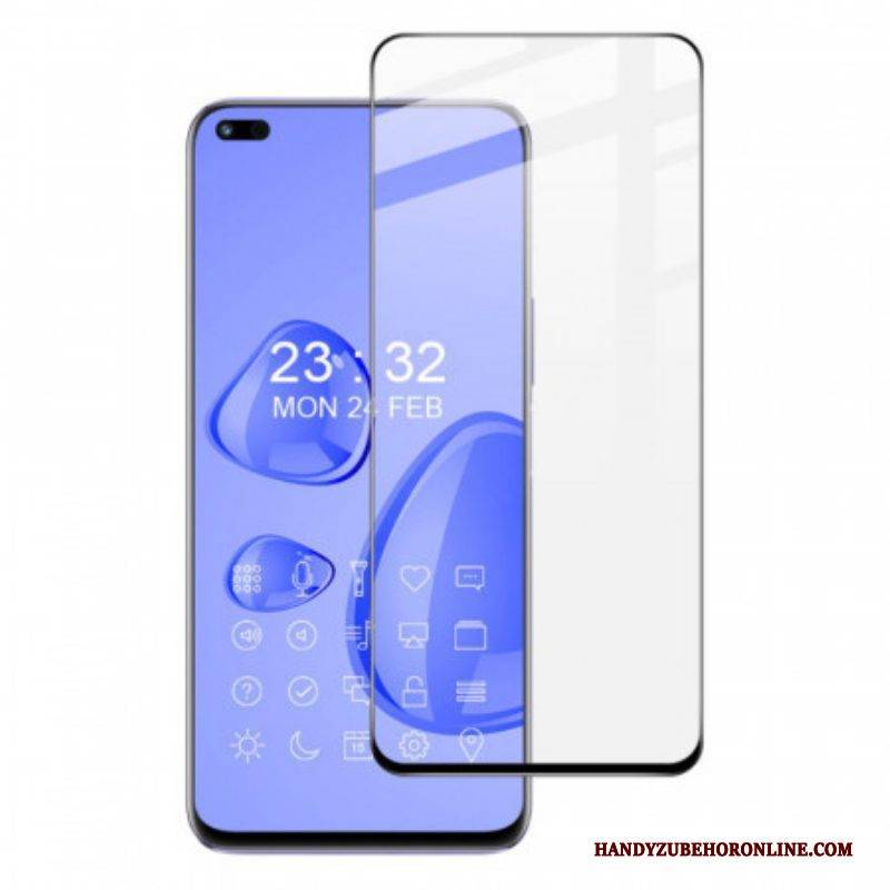Honor 50 Lite / Huawei Nova 8I Displayschutzfolie Aus Gehärtetem Glas Mit Schwarzem Rand