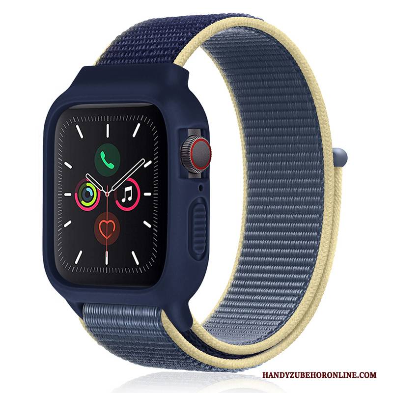 Hülle Apple Watch Series 1 Silikon Neu Nylon, Case Apple Watch Series 1 Blau Trend