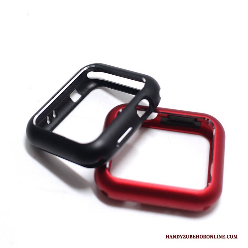 Hülle Apple Watch Series 3 Schutz Schwarz Trend, Case Apple Watch Series 3 Kreativ Anti-sturz Magnetismus