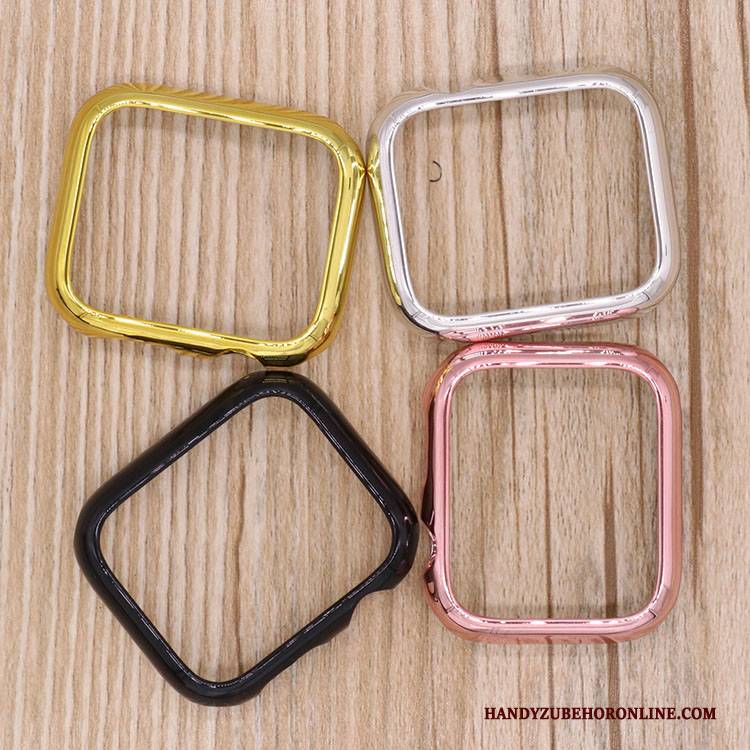 Hülle Apple Watch Series 4 Taschen Grenze Anti-sturz, Case Apple Watch Series 4 Schutz Überzug Gold