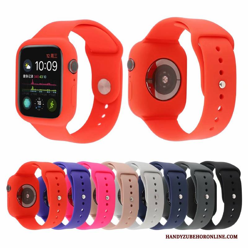 Hülle Apple Watch Series 5 Mode Rot Neu, Case Apple Watch Series 5 Schutz Sport Trend