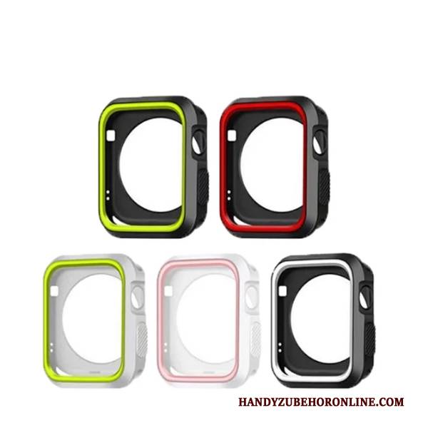Hülle Apple Watch Series 5 Weiche Schwarz, Case Apple Watch Series 5