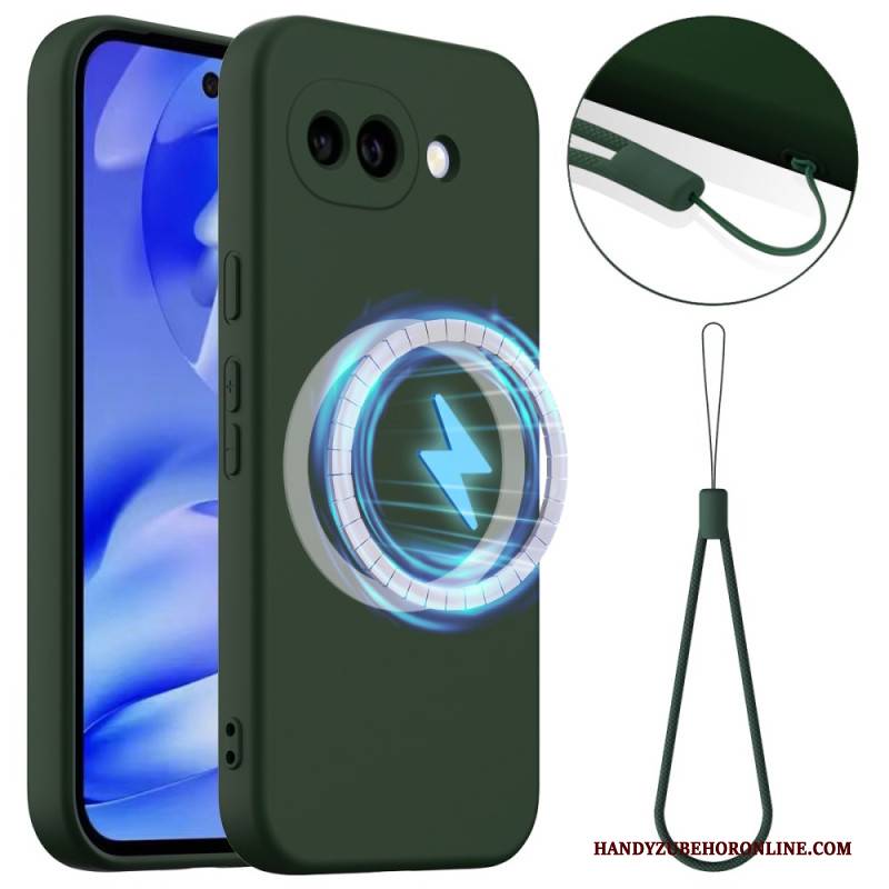 Hülle Für Google Pixel 10a Magnetisches Silikon Mit Band