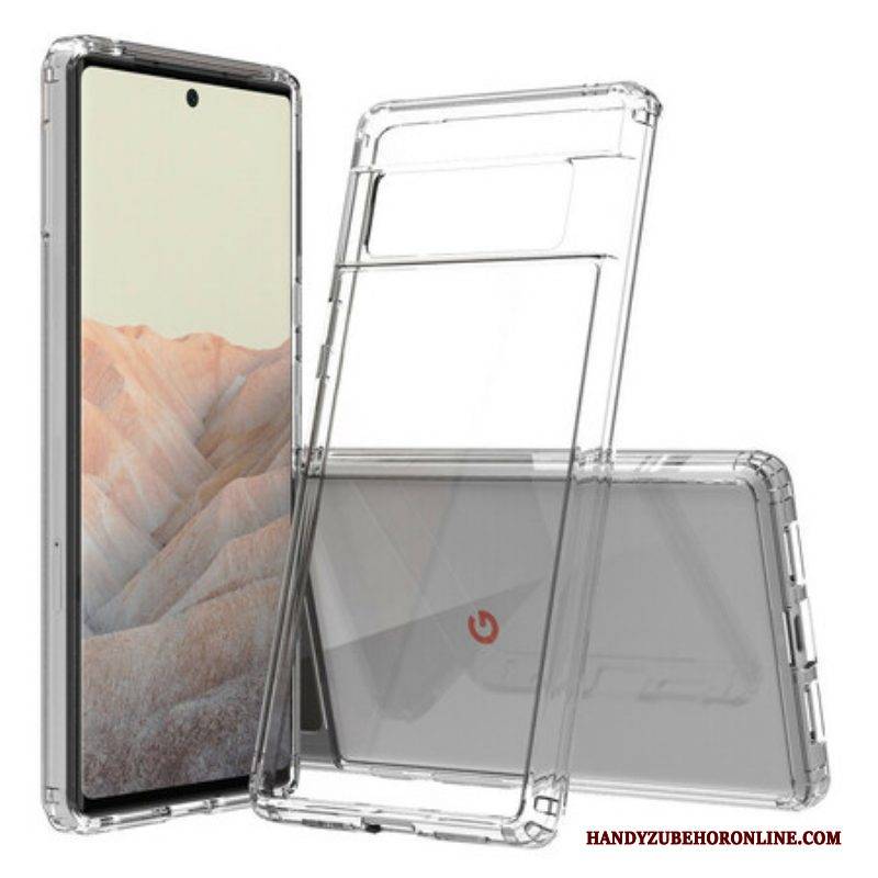Hülle Für Google Pixel 6 Pro Transparenter Kartenhalter