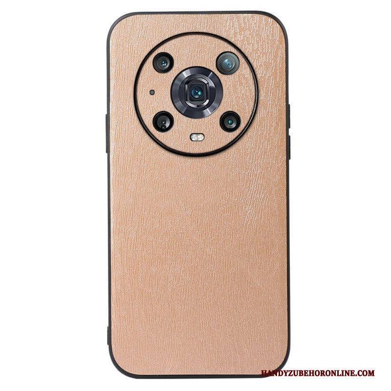 Hülle Für Honor Magic 4 Pro Stil: Leder In Holzoptik