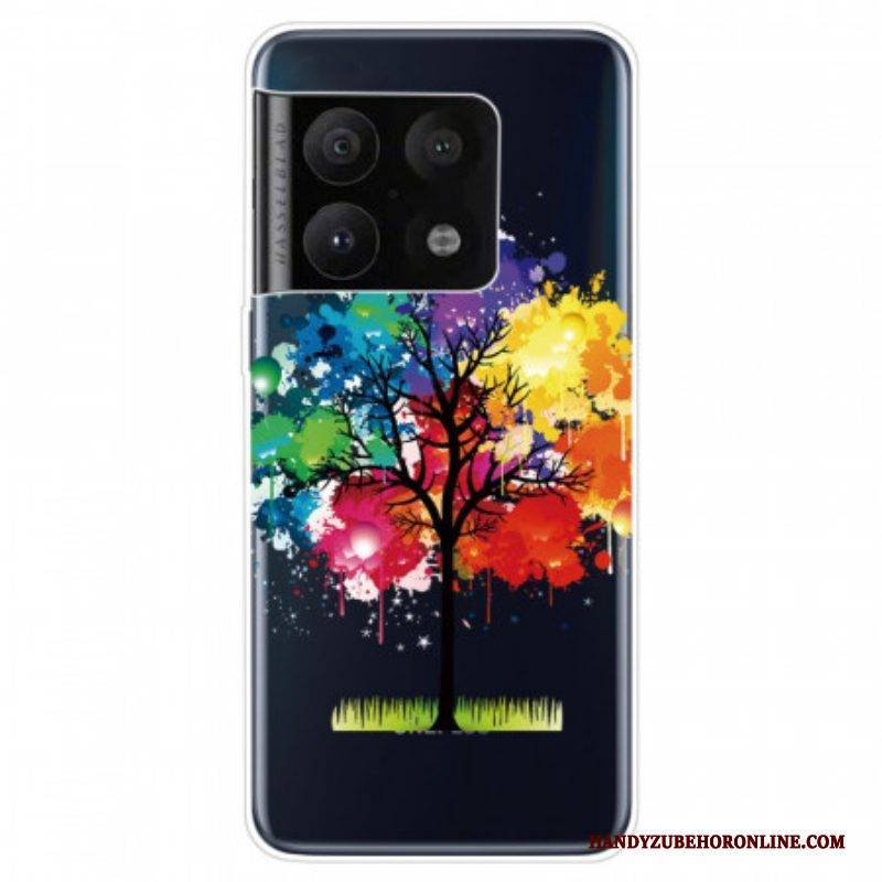 Hülle Für OnePlus 10 Pro 5G Nahtloser Aquarellbaum