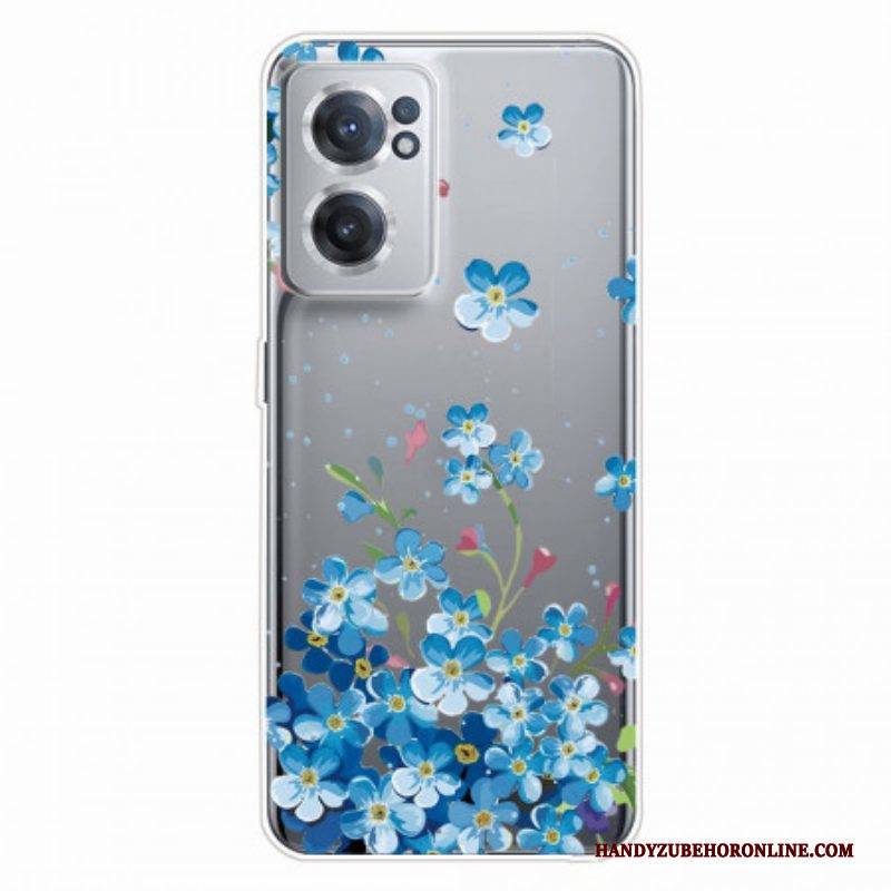 Hülle Für OnePlus Nord CE 2 5G Blaue Blumen