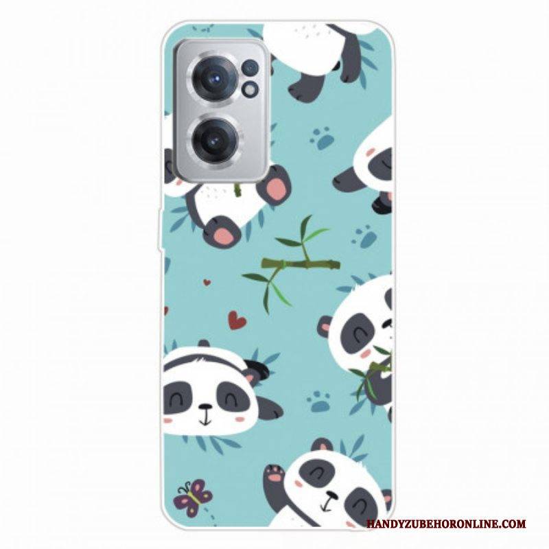 Hülle Für OnePlus Nord CE 2 5G Pandas Schlafen