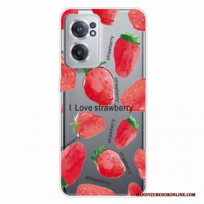 Hülle Für OnePlus Nord CE 2 5G Wilde Erdbeeren