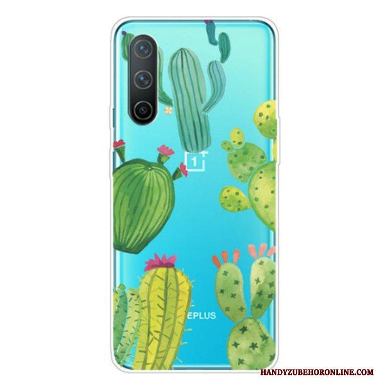 Hülle Für OnePlus Nord CE 5G Aquarellkakteen