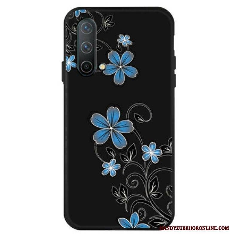 Hülle Für OnePlus Nord CE 5G Blaue Blumen