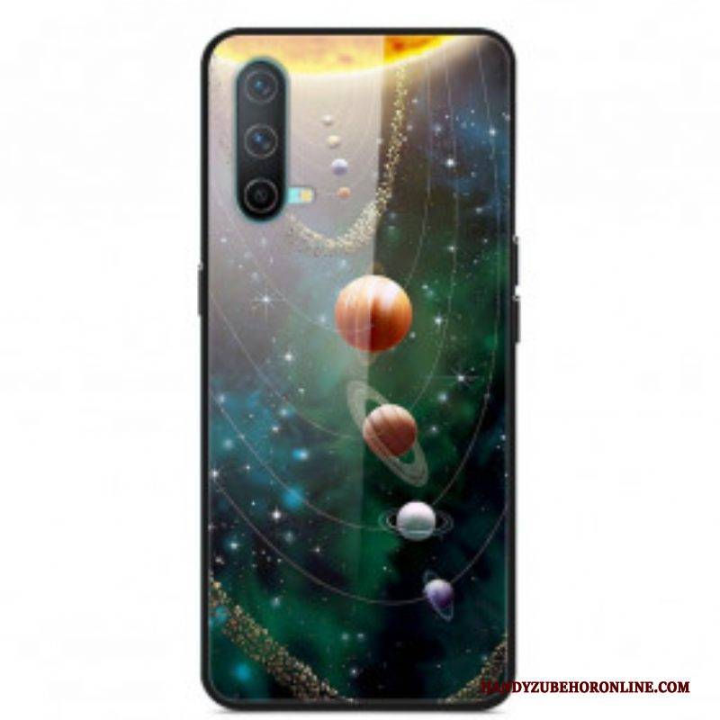 Hülle Für OnePlus Nord CE 5G Gehärtetes Glas Des Planeten Des Sonnensystems