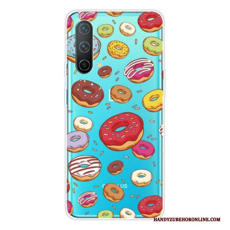 Hülle Für OnePlus Nord CE 5G Ich Liebe Donuts