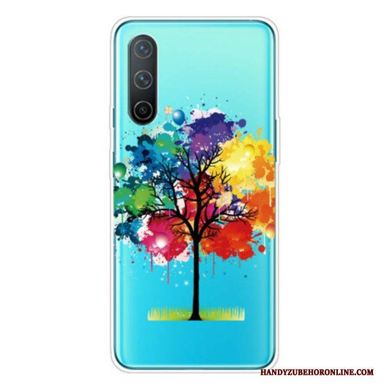 Hülle Für OnePlus Nord CE 5G Nahtloser Aquarellbaum