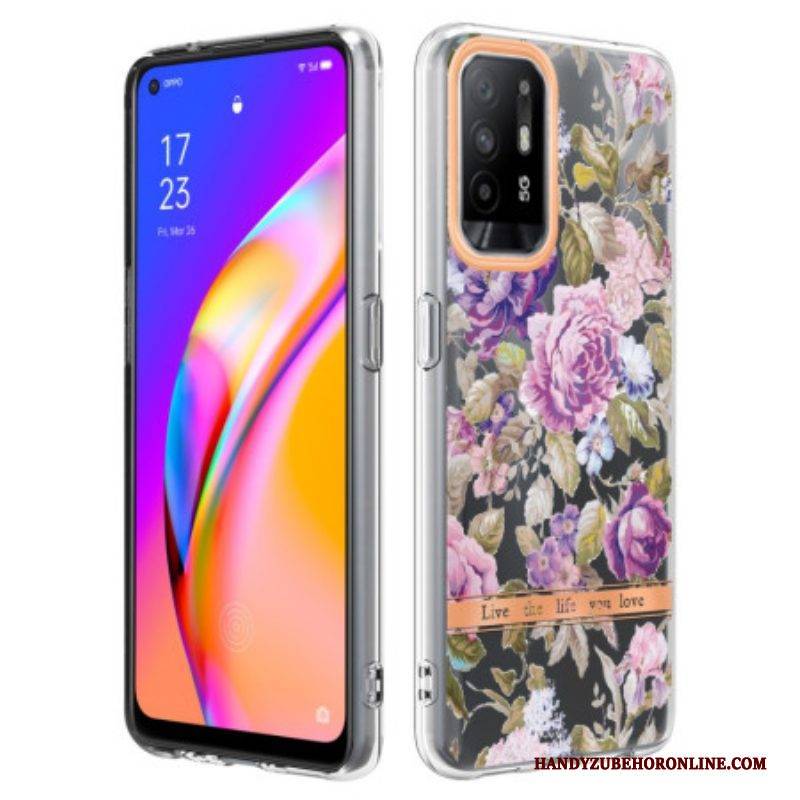Hülle Für Oppo A94 5G Begonienblüten