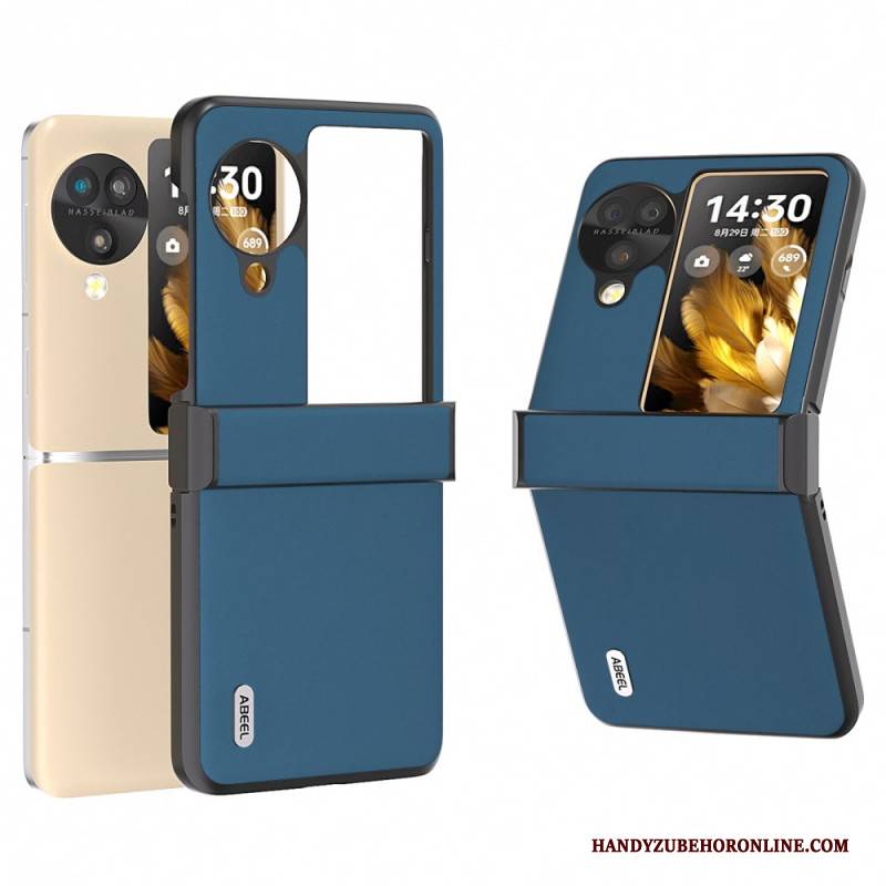 Hülle Für Oppo Find N3 Flip Echtes Abeel-leder