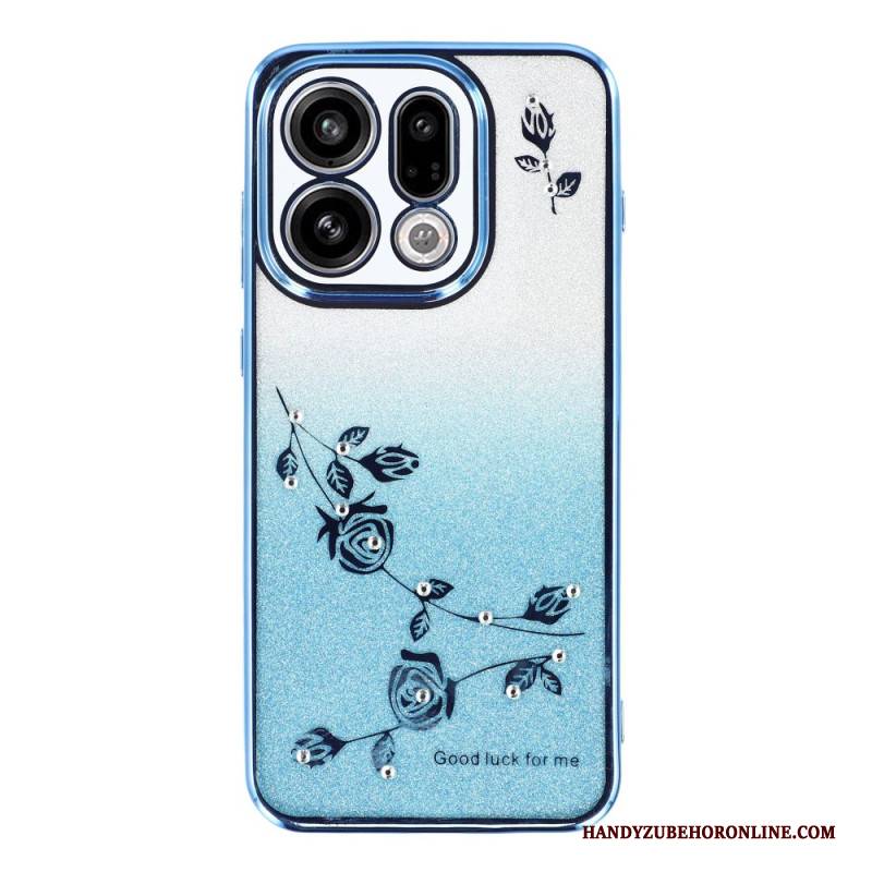 Hülle Für Oppo Find X9 5g Kadem Blumen Und Pailletten