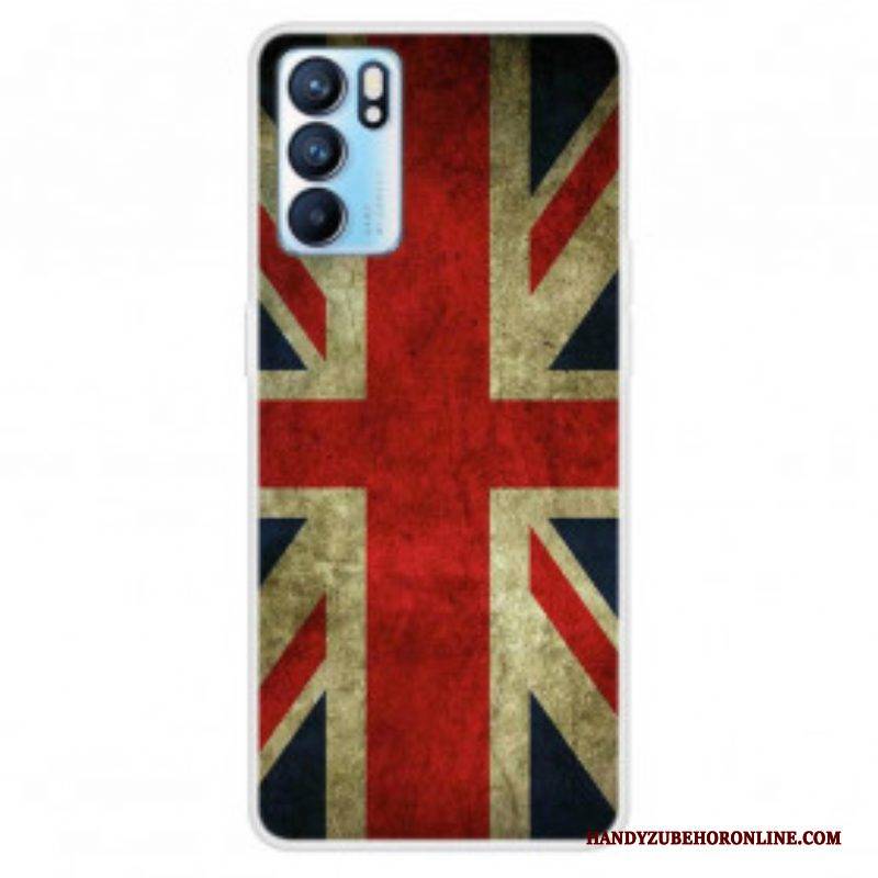 Hülle Für Oppo Reno 6 5G Englische Flagge