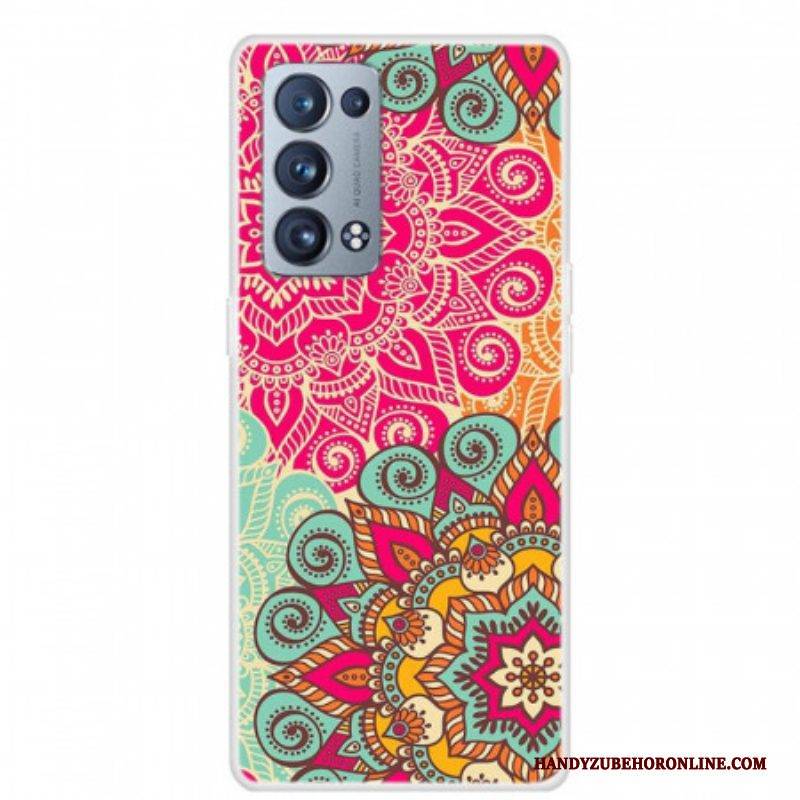 Hülle Für Oppo Reno 6 Pro 5G Neon-mandala