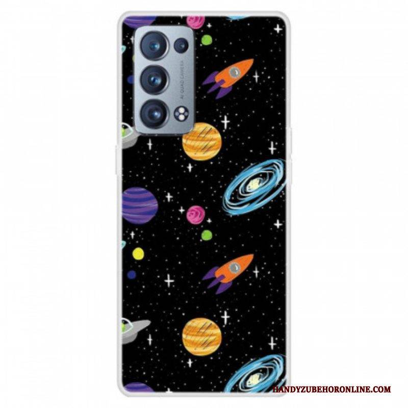 Hülle Für Oppo Reno 6 Pro 5G Planet Galaxie