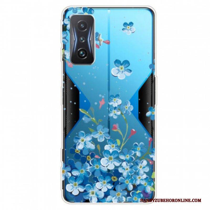 Hülle Für Poco F4 GT Blaue Blumen