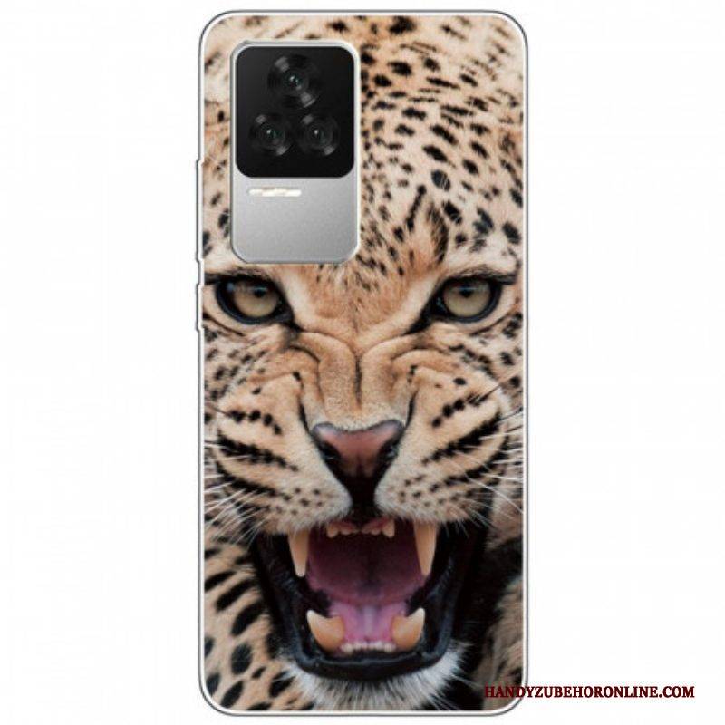 Hülle Für Poco F4 Silikonleopard