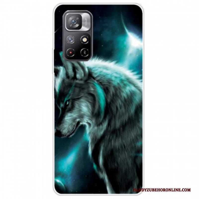 Hülle Für Poco M4 Pro 5G Königlicher Wolf