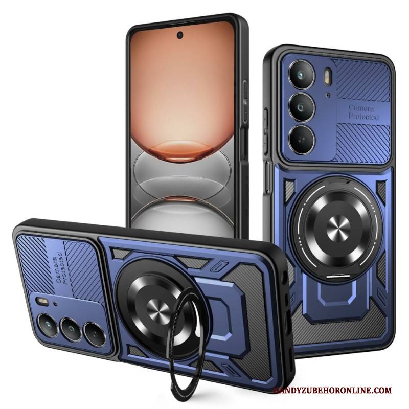 Hülle Für Realme 14x 5g Magnetisch Mit Drehbarem Ständer