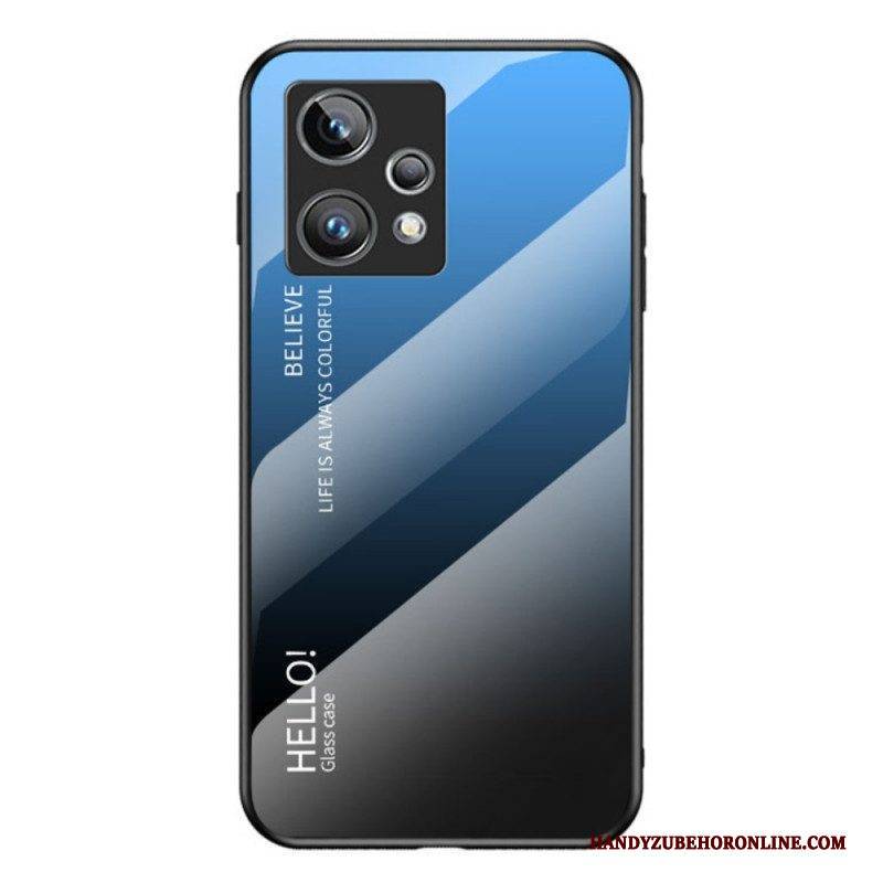 Hülle Für Realme 9 Pro Plus Gehärtetes Glas Hallo