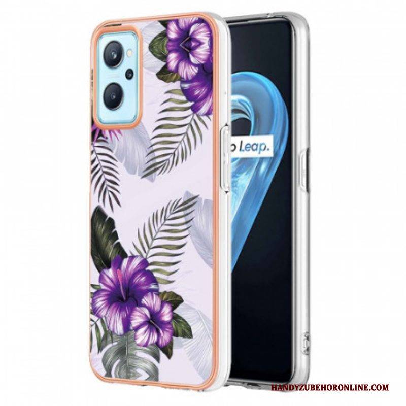Hülle Für Realme 9i Mini Lila Blumen