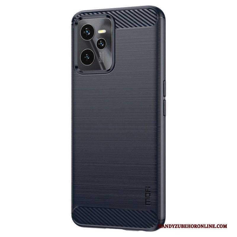 Hülle Für Realme C35 Gebürstete Kohlefaser