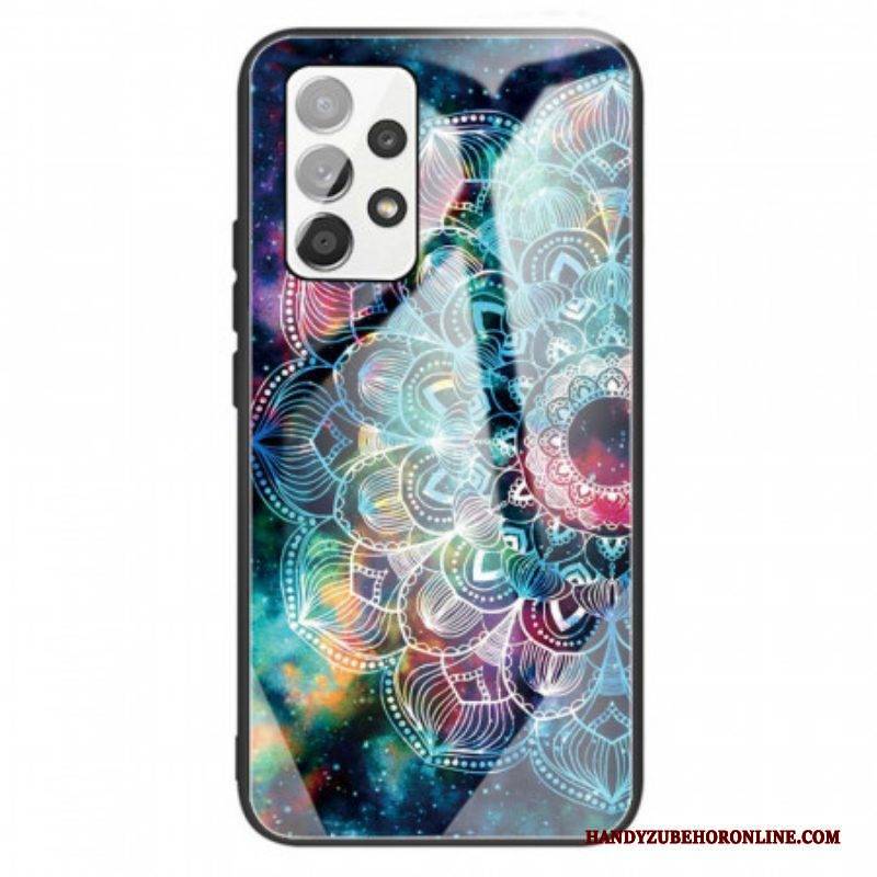 Hülle Für Samsung Galaxy A13 Mandala-gehärtetes Glas