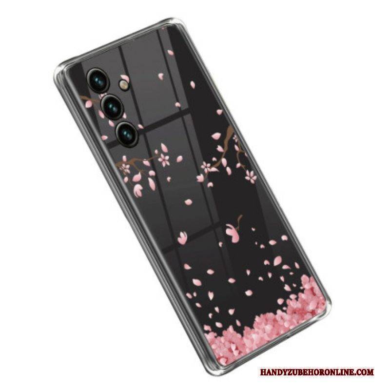 Hülle Für Samsung Galaxy A14 / A14 5G Nahtlose Rosa Blumen