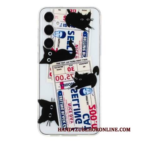 Hülle Für Samsung Galaxy A17 4g / 5g 4 Schwarze Katzen