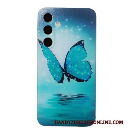 Hülle Für Samsung Galaxy A17 4g / 5g Blauer Schmetterling