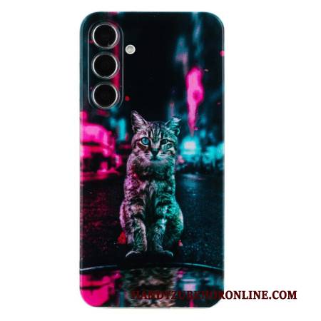 Hülle Für Samsung Galaxy A17 4g / 5g Katze Mit Ampel