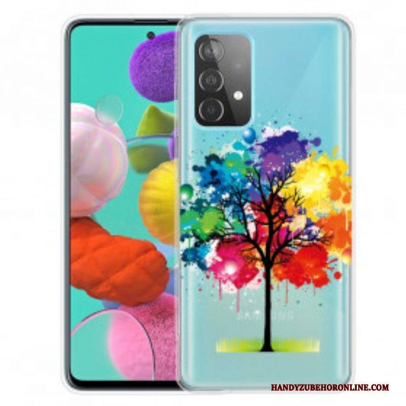 Hülle Für Samsung Galaxy A52 4G / A52 5G / A52s 5G Aquarellbaum