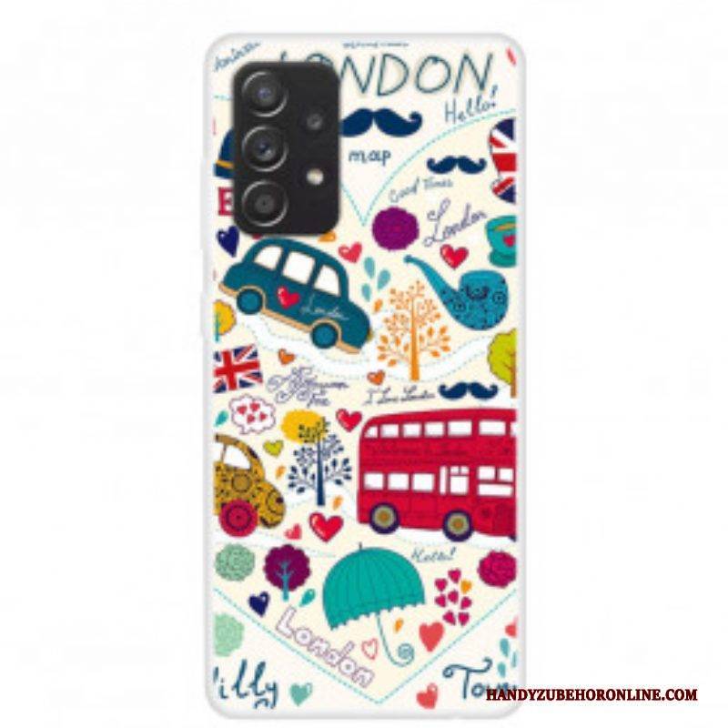 Hülle Für Samsung Galaxy A52 4G / A52 5G / A52s 5G Londoner Leben