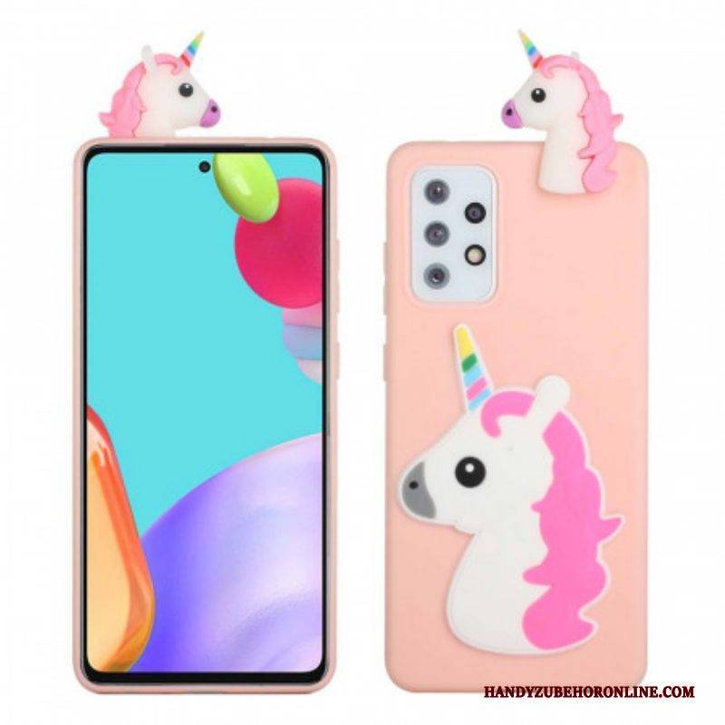 Hülle Für Samsung Galaxy A53 5G 3d-einhorn