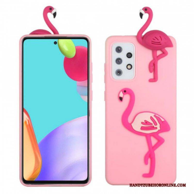 Hülle Für Samsung Galaxy A53 5G 3d-flamingo