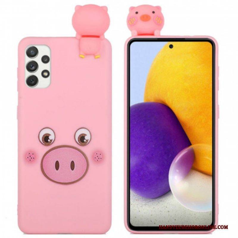 Hülle Für Samsung Galaxy A53 5G 3d-spaßschwein