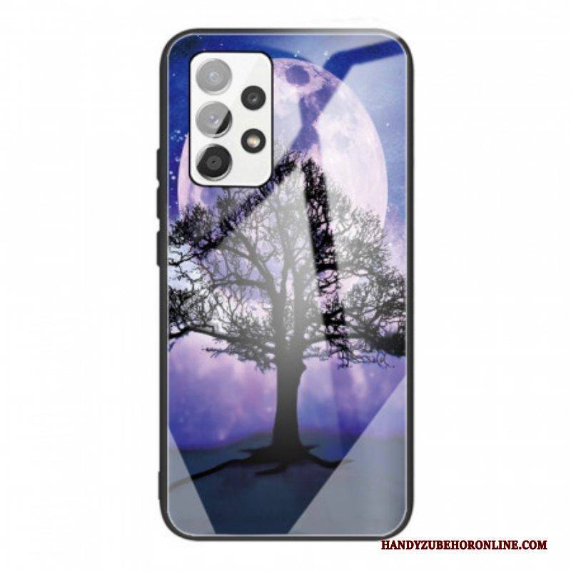Hülle Für Samsung Galaxy A53 5G Baum Aus Gehärtetem Glas