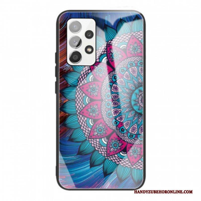 Hülle Für Samsung Galaxy A53 5G Mandala-gehärtetes Glas