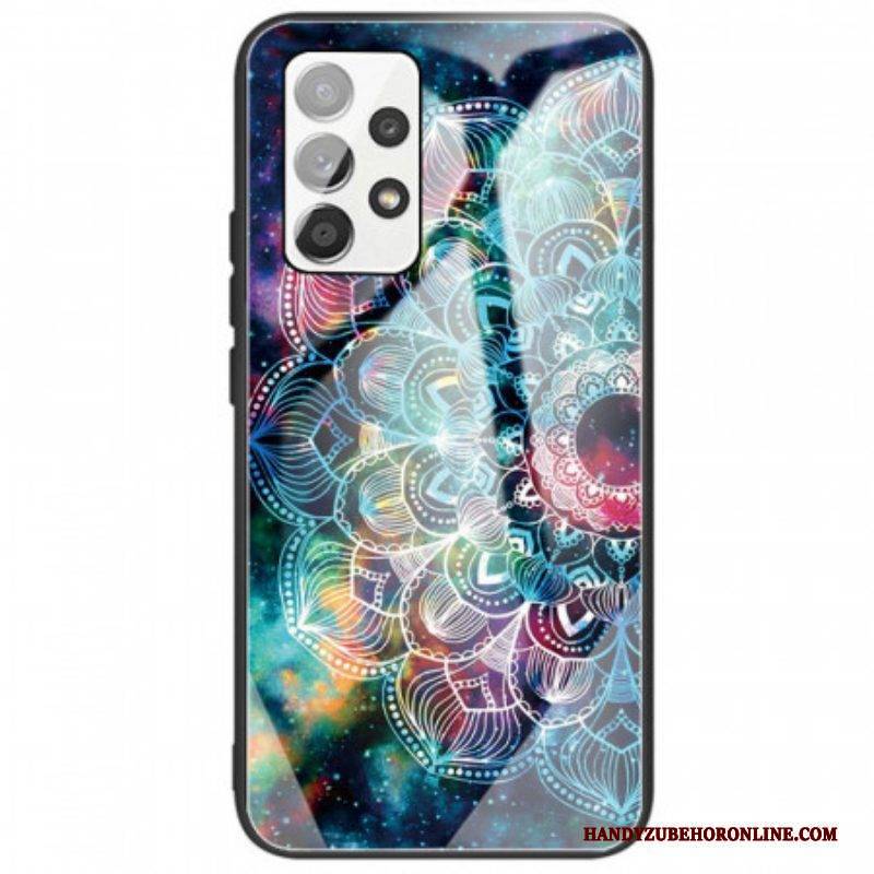 Hülle Für Samsung Galaxy A53 5G Mandala-gehärtetes Glas