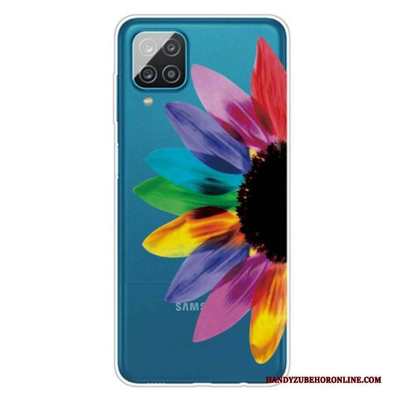 Hülle Für Samsung Galaxy M12 / A12 Bunte Blume