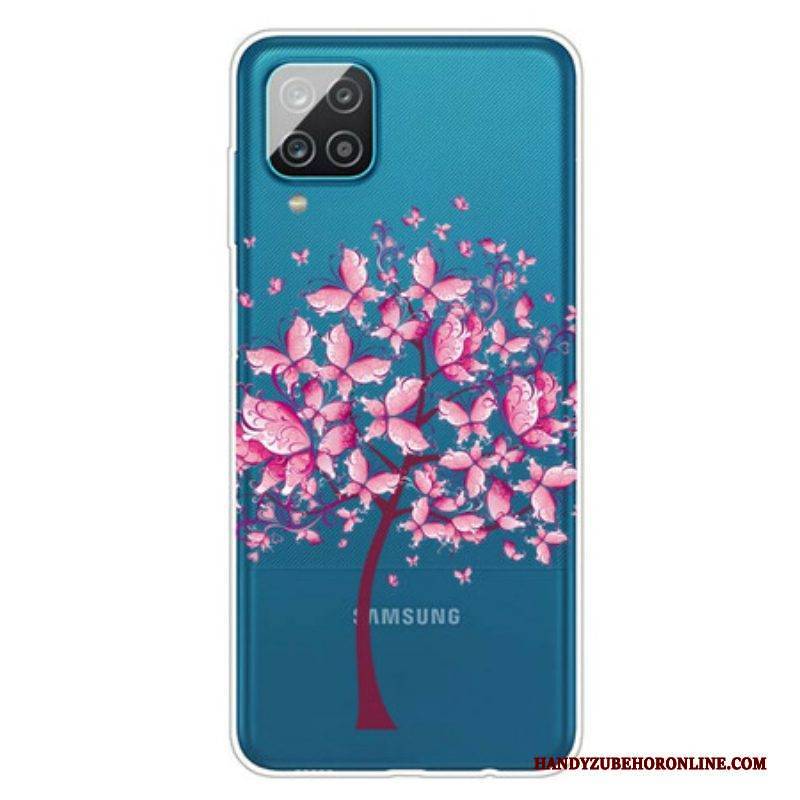 Hülle Für Samsung Galaxy M12 / A12 Spitzenbaum