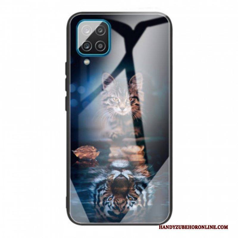Hülle Für Samsung Galaxy M32 Mein Tiger Gehärtetes Glas