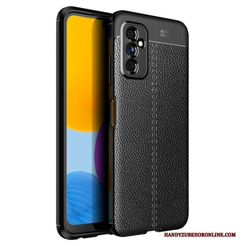 Hülle Für Samsung Galaxy M52 5G Doppellinien-litschi-ledereffekt