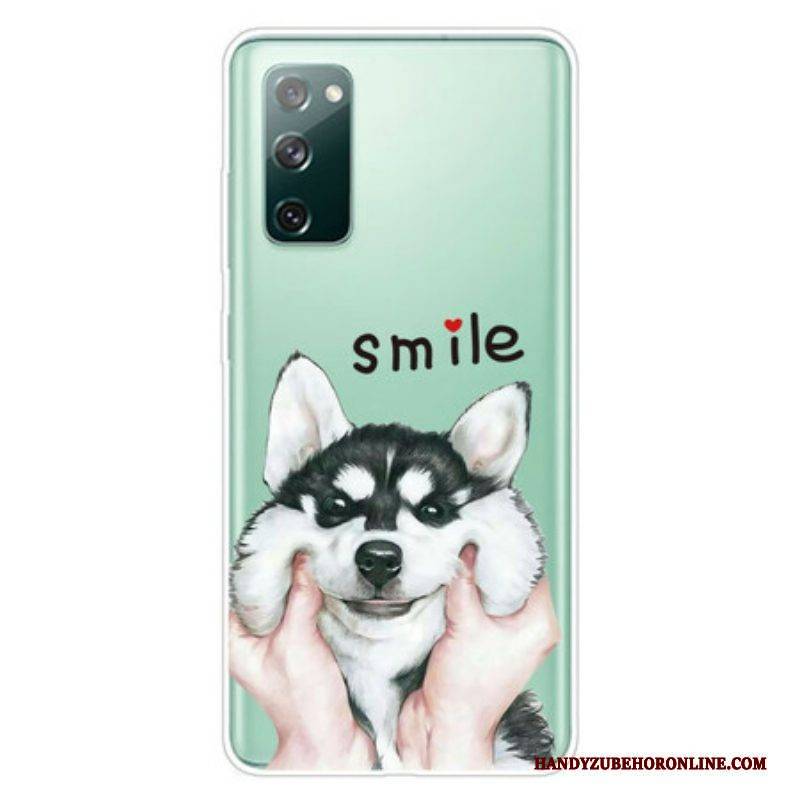 Hülle Für Samsung Galaxy S20 FE Lächle Hund